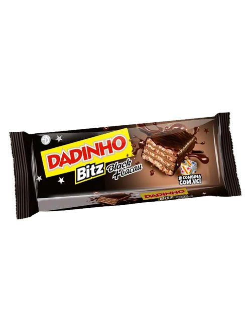 Chocolate Dadinho Bitz Black + Cacau 105g - Dizioli