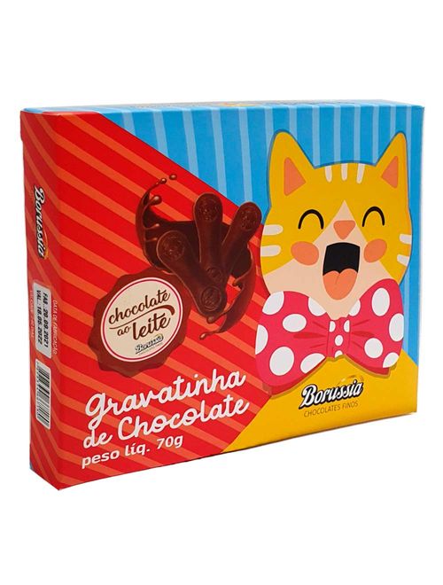 Gravatinha de Chocolate Ao leite 70g - Borussia