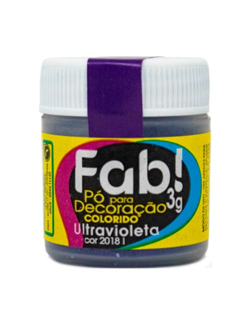 Pó para Decoração Ultravioleta 3g - Fab