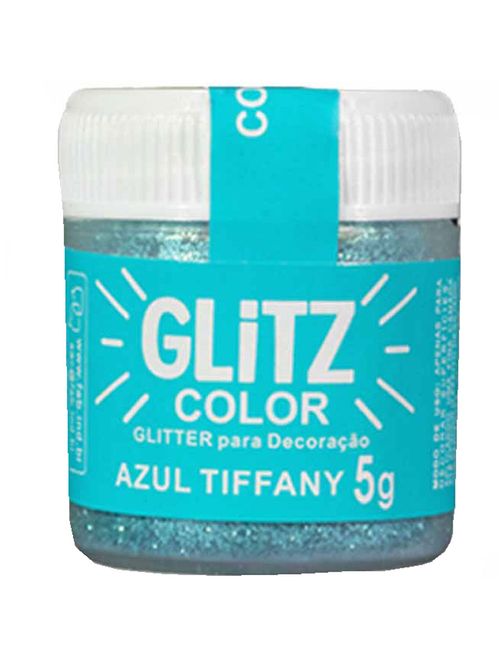 Glitter para Decoração Glitz Color Azul Tiffany 5g - Fab!