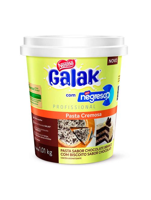 Recheio e Cobertura Galak com Negresco 1,01kg - Nestlé Profissional