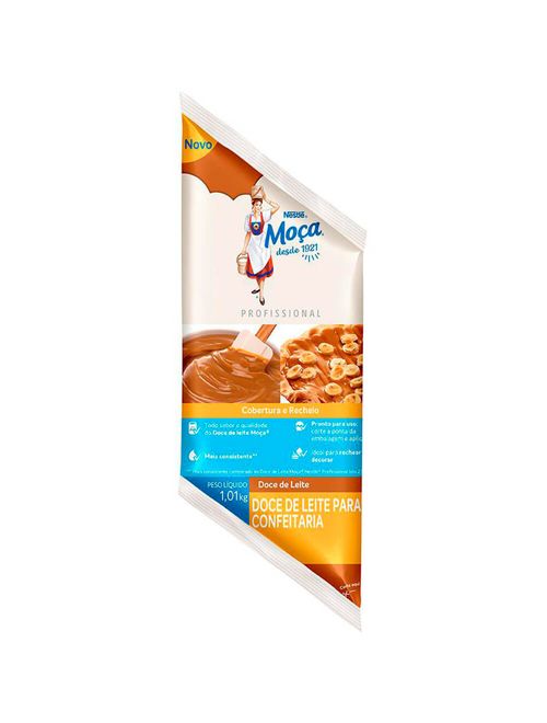 Recheio e Cobertura Bisnaga Doce de Leite Moça 1,01kg - Nestlé Profissional