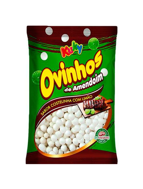 Ovinho de Amendoim Costelinha com Limão 1,005kg - Kuky
