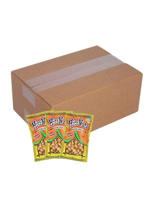 Amendoim Crocante Sabor Natural 60g Caixa c/30 - Hitt Nuts