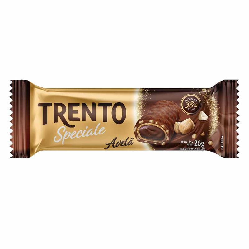 Chocolate branco com avelã com 32g - Trento