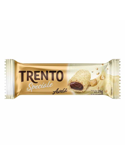 Chocolate Trento Speciale Avelã Branco c/12 - Peccin