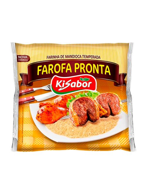 Farofa Pronta Tradicional 400g - KiSabor