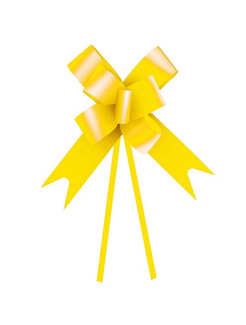 Laço Pronto Amarelo 12mm - Packpel