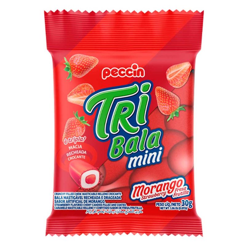 Mini-Bala-Tribala-Recheada-Morango-c-12---Peccin
