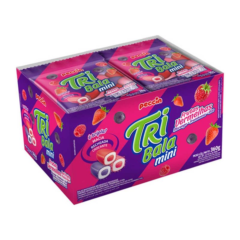 Mini-Bala-Tribala-Recheada-Frutas-Vermelhas-c-12---Peccin