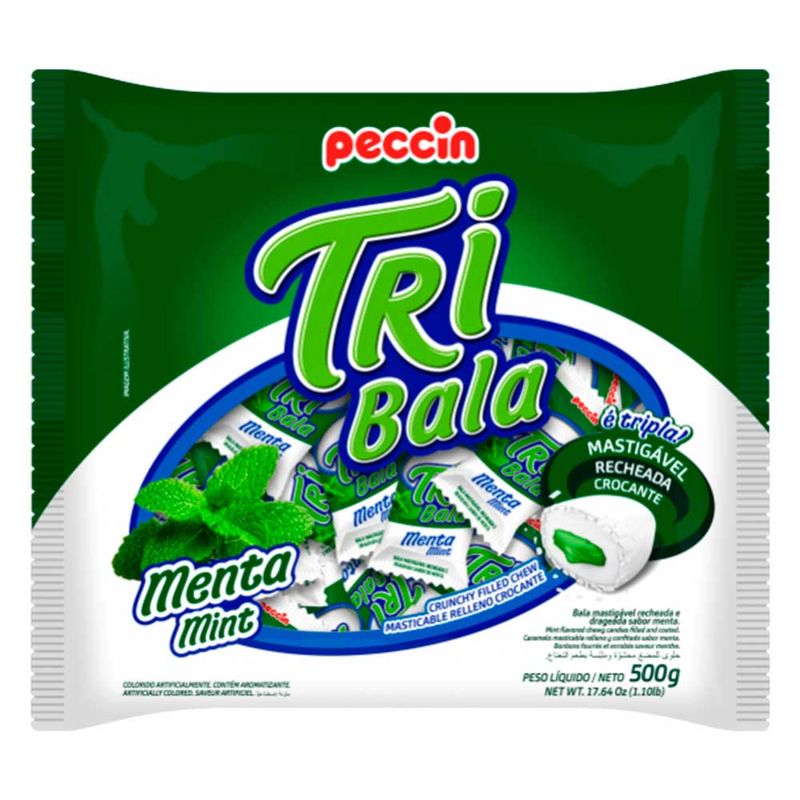 Bala-Tribala-Recheada-Menta-500g---Peccin