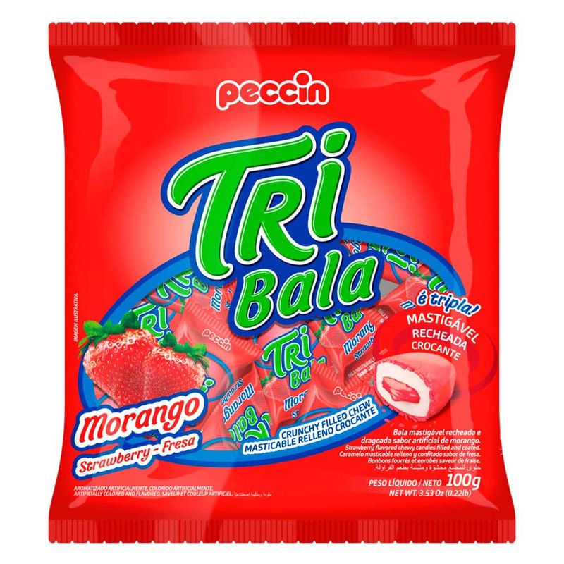 Bala-Tribala-Recheada-Morango-100g---Peccin