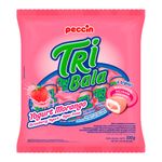 Bala-Tribala-Recheada-Yogurt-Morango-100g---Peccin