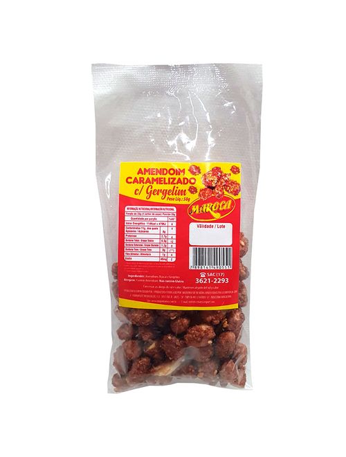 Amendoim Caramelizado com Gergelim 50g - Maroca