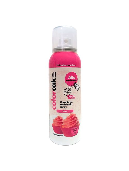 Corante em Spray Rosa Colorcake 100ml - Inloco Foods