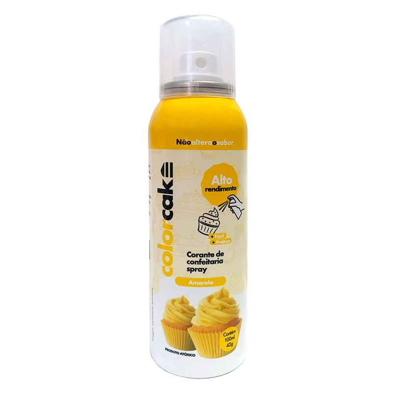 Corante-em-Spray-Amarelo-Colorcake-100ml---Inloco-Foods