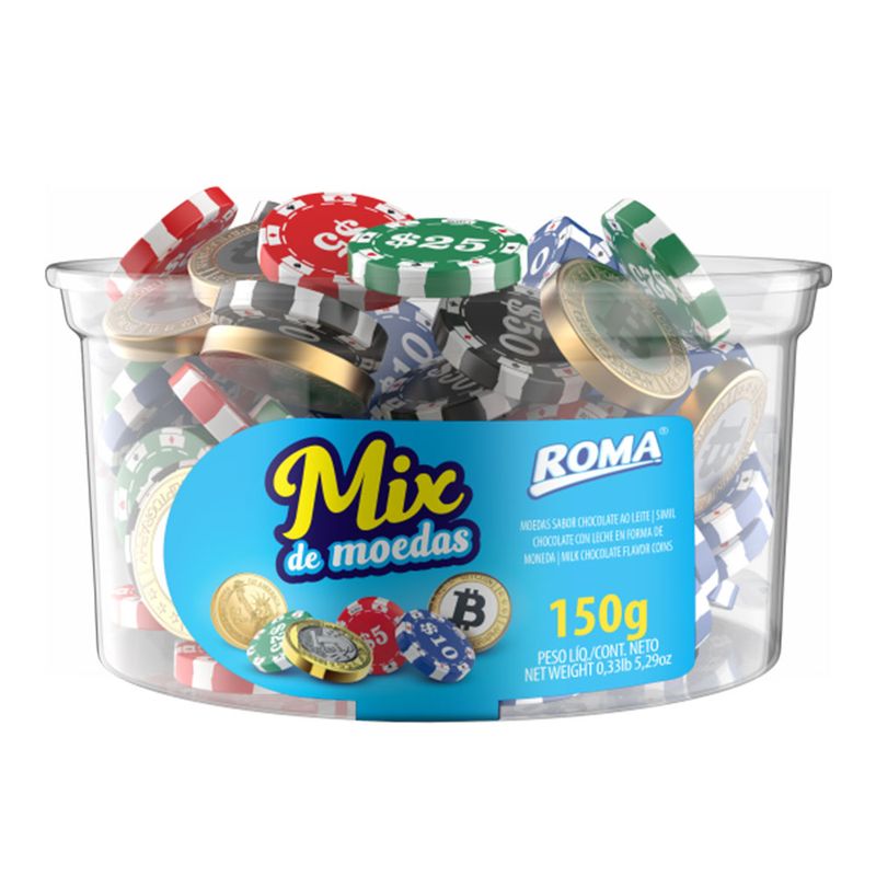Moedas-de-Chocolate-Mix-150g---Roma