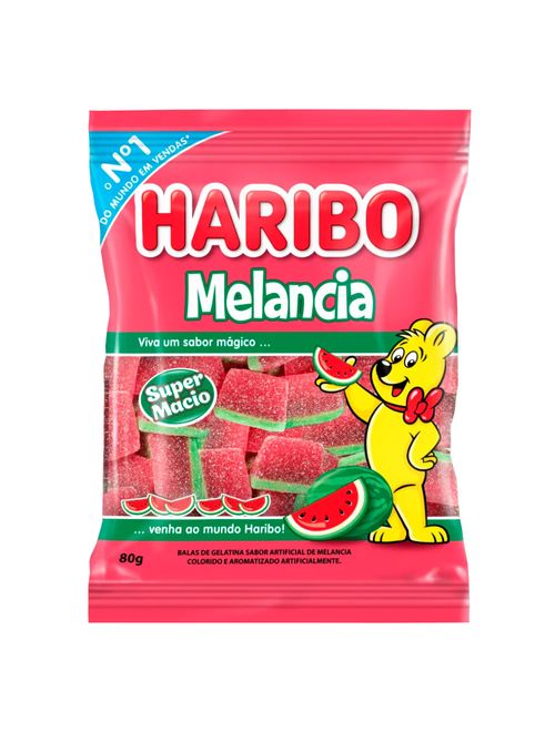 Bala de Gelatinha Melancia Doce 80g - Haribo