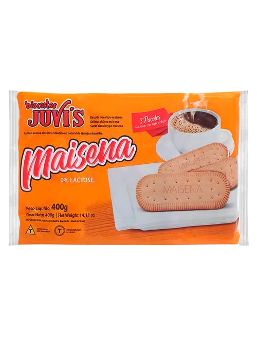 Biscoito Maisena Zero Lactose 400g - Juvis