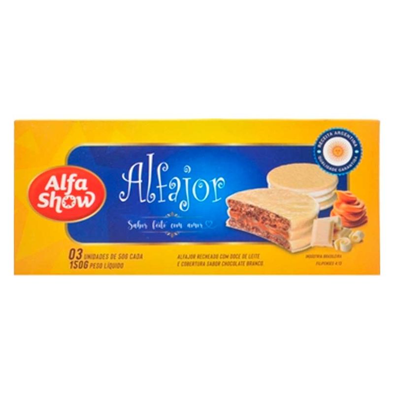 Alfajor Chocolate com Recheio e Cobertura sabor Chocolate 40g