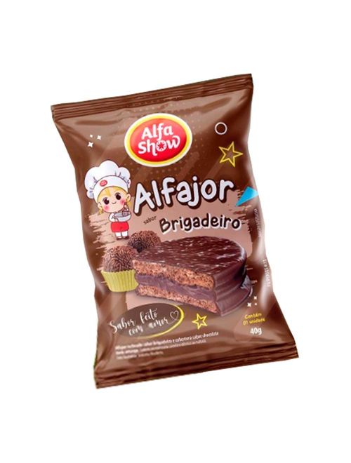 Alfajor Recheio Brigadeiro Un - Alfa Show
