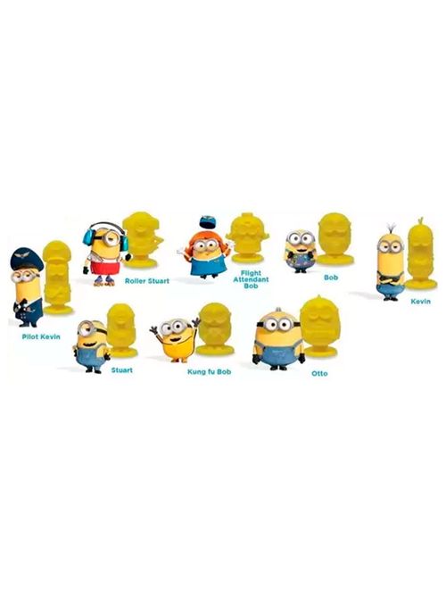 Toy Box Pirulito Minions Sem Açúcar com Surpresa 10g - Bazooka