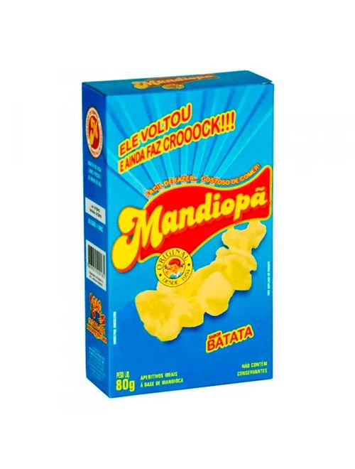 Snack Mandiopã Sabor Batata 80g