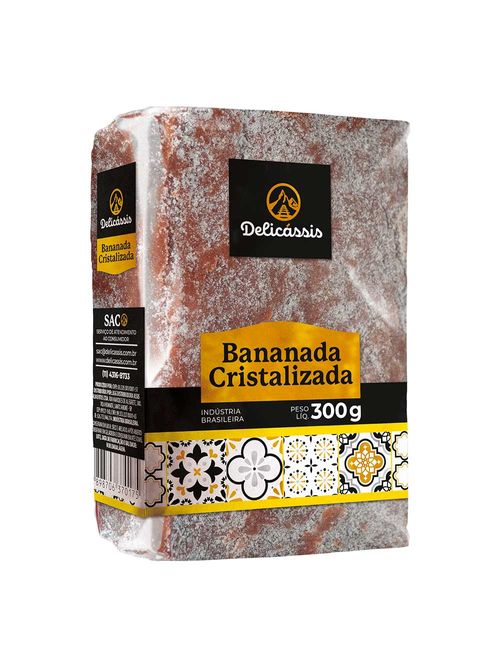 Bananada Cristalizada 300g - Delicássis