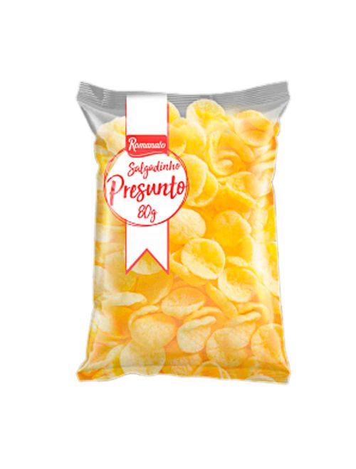 Salgadinho Sabor Presunto 80g - Romanato