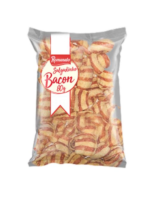 Salgadinho de Bacon 80g - Romanato