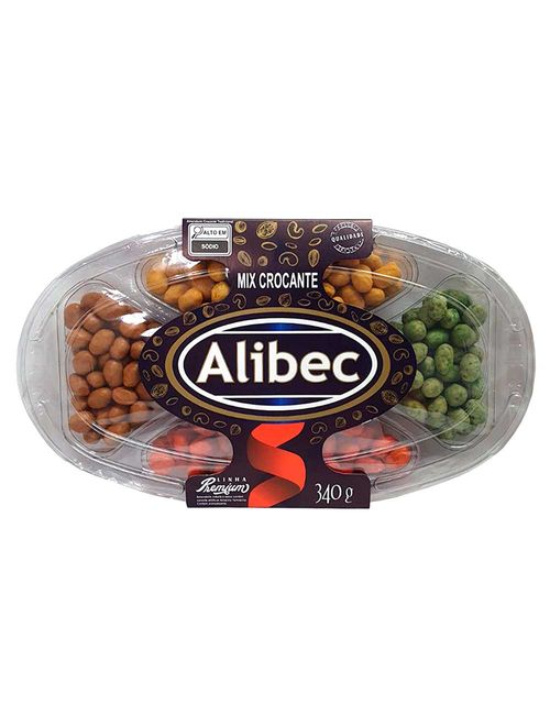 Bandeja Mix Amendoim Crocante 340g - Alibec