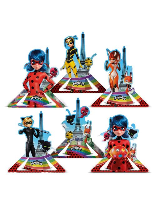 Ladybug Core Decoração de Mesa c/6 - Regina