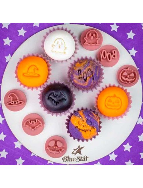Kit Carimbo para Doces Halloween c/7 - Blue Star