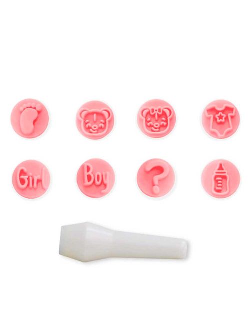 Kit Carimbo para Doces Baby c/9 - Blue Star