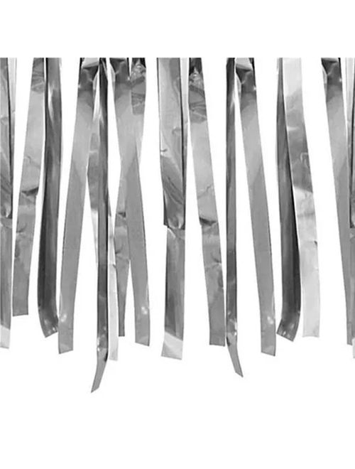 Varal De Fitas Brilhantes Prata C/ 10 Metros