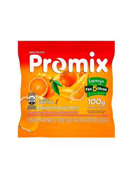Suco em Pó Laranja 250g - Promix