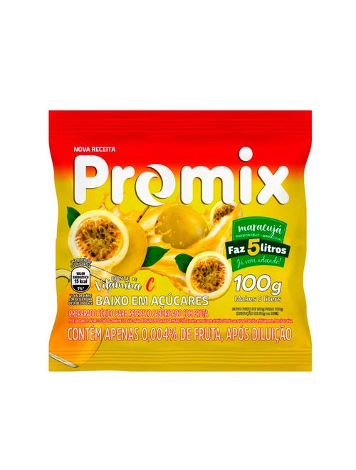 Suco em Pó Maracujá 250g - Promix