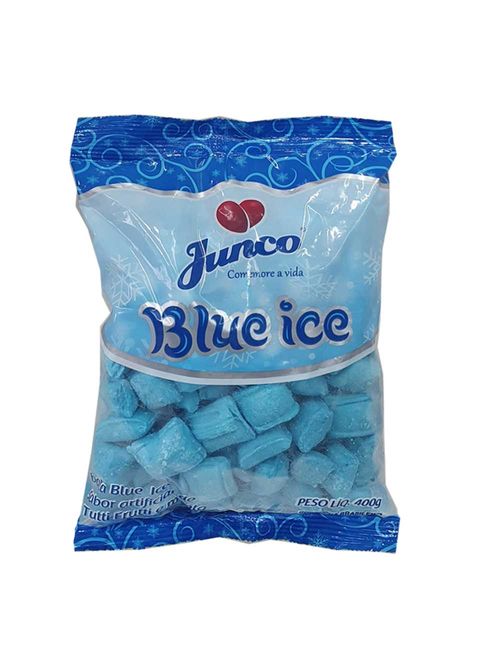 Bala Sabor Tutti Frutti Blue Ice 400g - Junco
