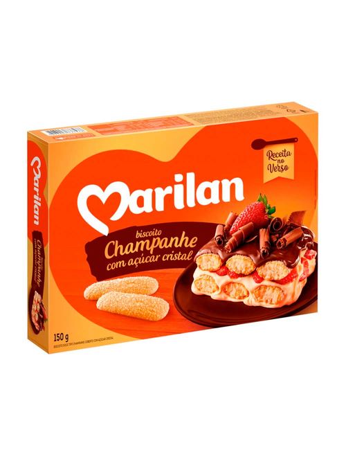 Biscoito Champanhe com Açúcar Cristal 150g - Marilan