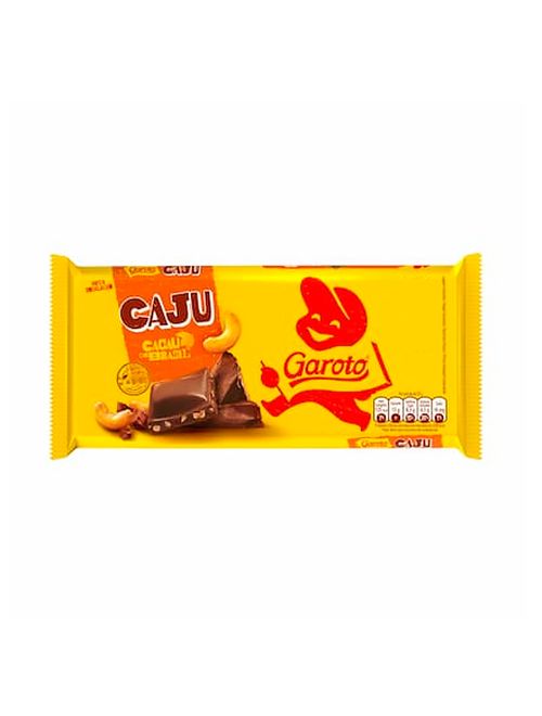 Tablete Chocolate com Castanha de Caju 80g - Garoto
