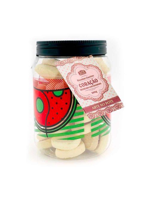 Biscoito Caseiro Coração Recheado com Goiabada 280g - Blend Brazil