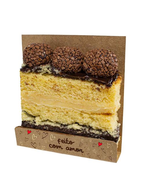 Slice Cake Com Amor c/10 - Ideia Embalagens