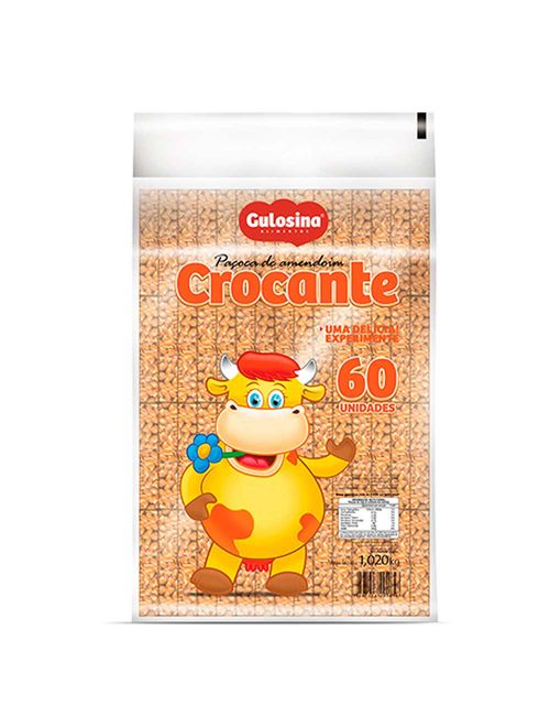 Doce de Amendoim Crocante c/60 - Gulosina
