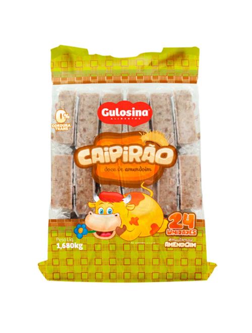 Caipirão Doce de Amendoim c/24 - Gulosina