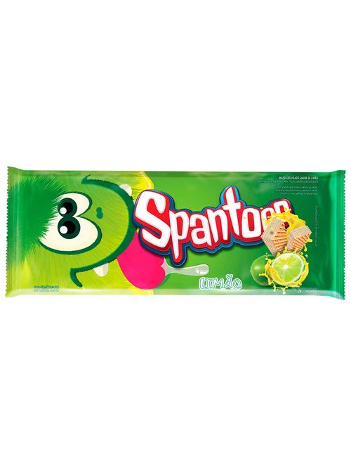 Biscoito Wafer de Limão Spantooo 80g - Itamaraty