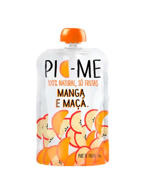 Purê de Frutas Manga com Maçã 100g - Pic Me