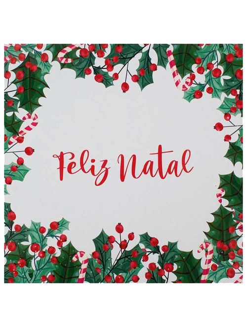 Guardanapo de Papel Feliz Natal c/20 - Cromus