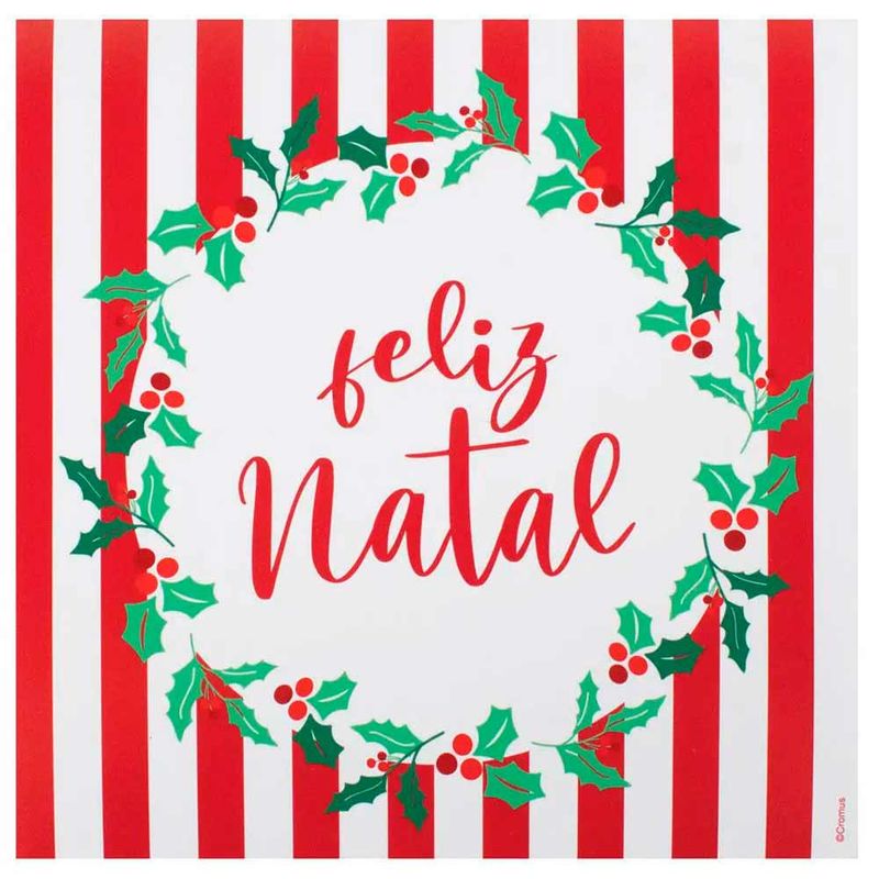 Guardanapo-de-Papel-Listrado-Feliz-Natal-c-20---Cromus