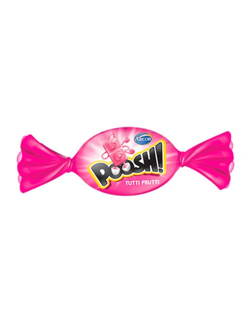 Bala Chiclete Poosh Tutti Frutti 100g - Arcor