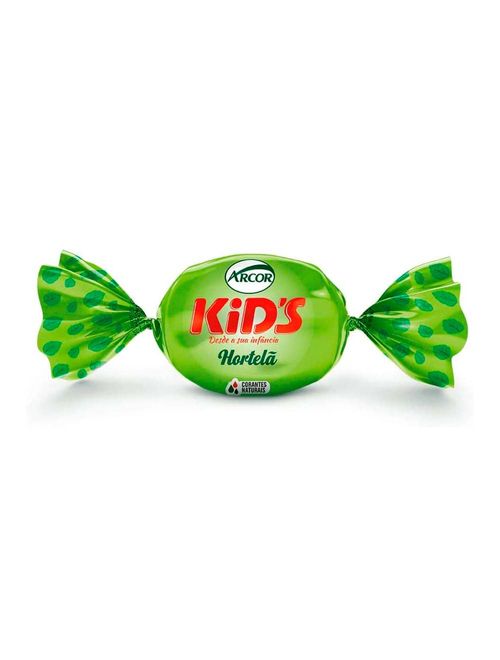 Bala Dura Kids Hortelã 500g - Arcor